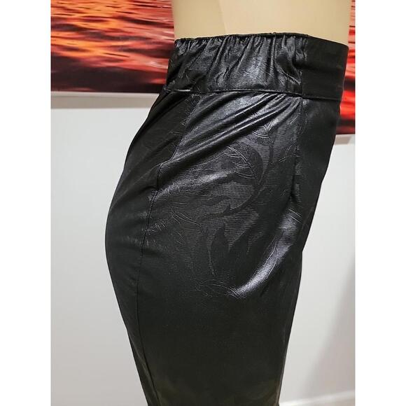 Peter And Jo Made In France Black Jacquard Size 1 (S) Trumpet Women's Skirt #7 - Picture 9 of 12